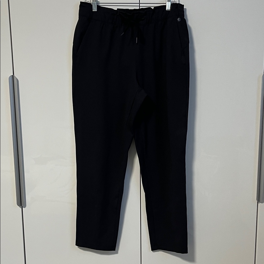 Apana Black Drawstring Waist Lounge Pants, Size L
